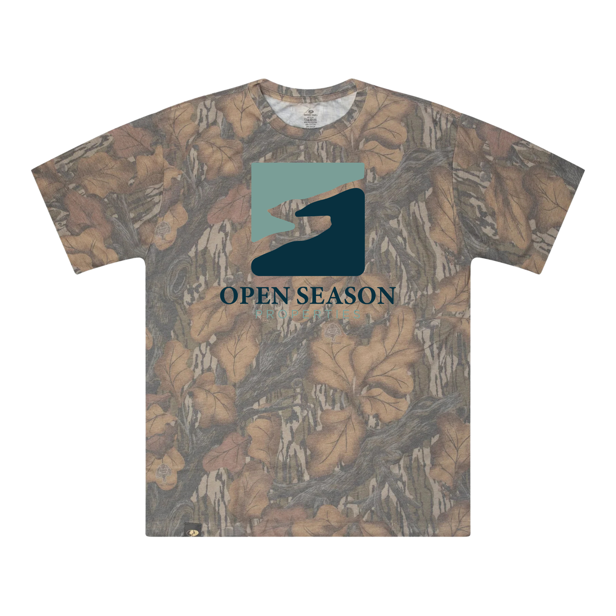 Short Sleeve Fall Foliage Vintage Tee with Front Logo